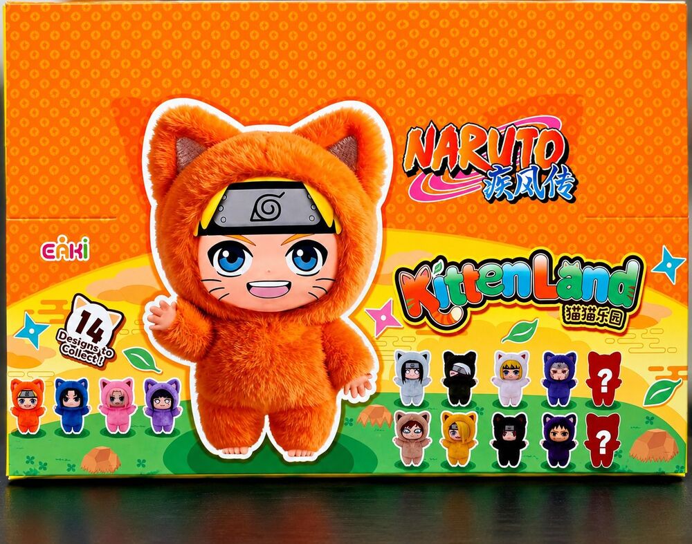 Naruto Shippuden KittenLand Blind Box Collectible – Full Set (12 PCS)
